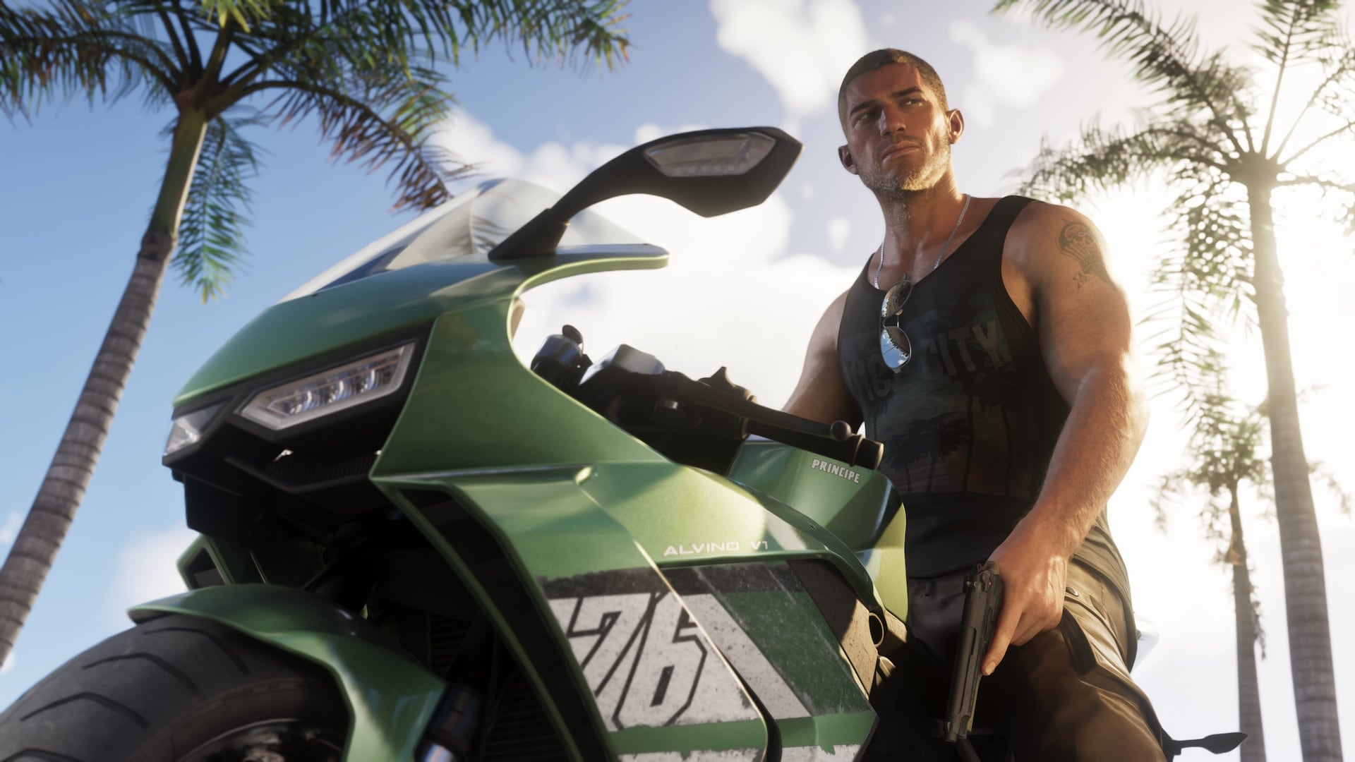 Jason Duval in official GTA VI imagery from Rockstar Games