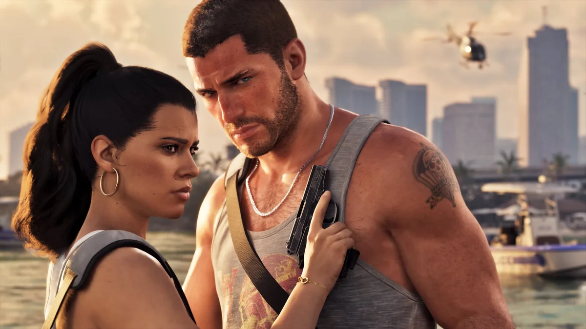 Jason and Lucia in official GTA VI imagery
