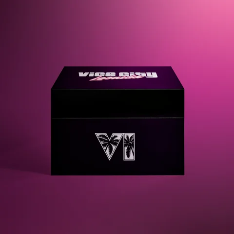 Official photograph of the closed Vice City Collection